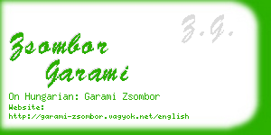 zsombor garami business card